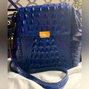 Brahmin Sapphire Blue Melbourne Handbag. Great condition. Genuine Leather.